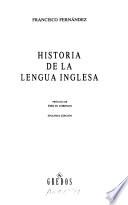 libro Historia De La Lengua Inglesa